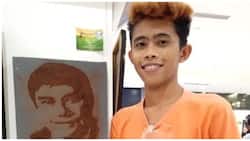 21-anyos na artist, 'kalawang' ang gamit sa paggawa ng kanyang mga obra