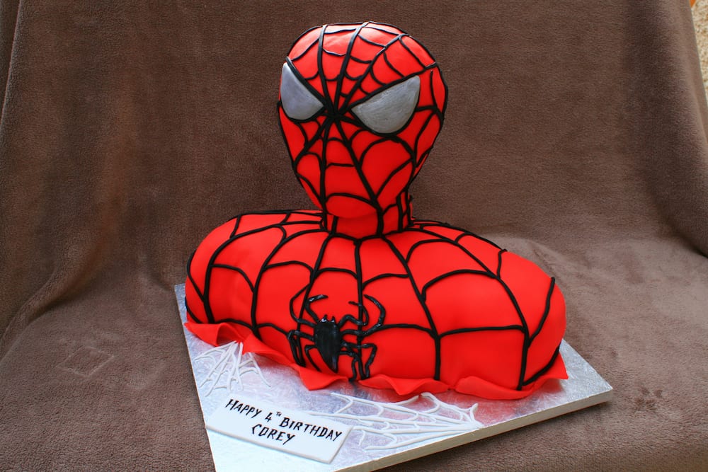 Spiderman cake design