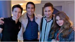 Jake Ejercito posts photo with Gerald Anderson, Sam Milby and Ivana Alawi: "Missed the Estrella fam"