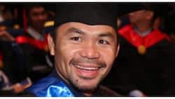 Ngiting tagumpay: Manny Pacquiao, PolSci graduate na ng University of Makati