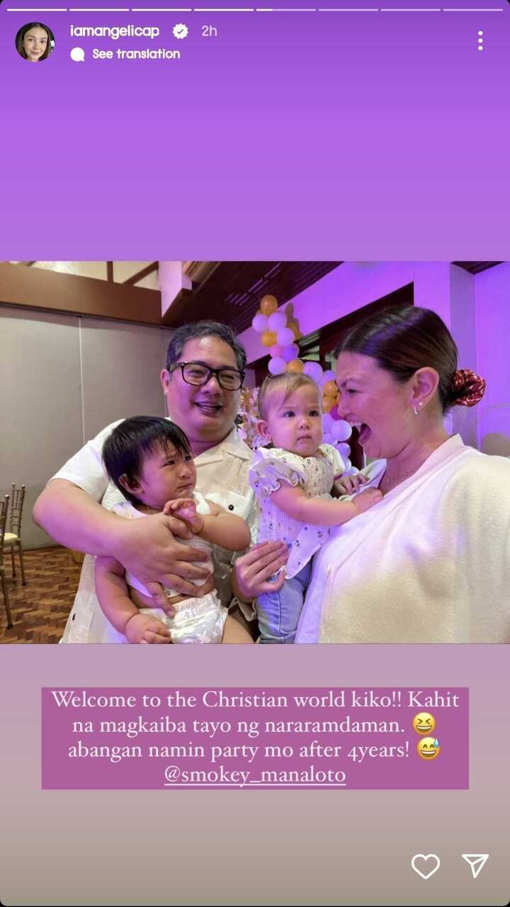 Angelica Panganiban shares hilarious snaps from Christening of Smokey ...