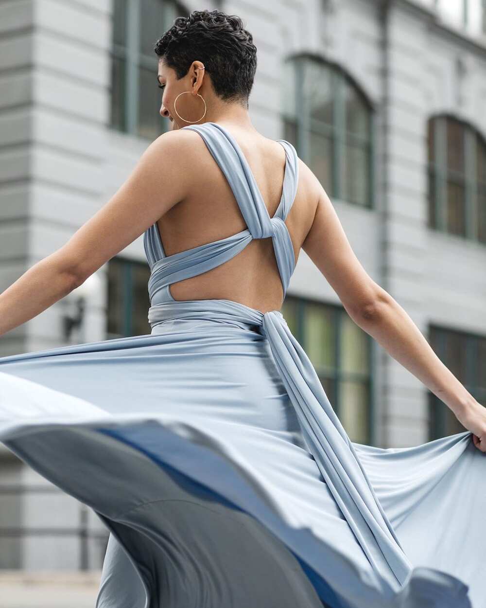 Infinity dress style: 50 original ways to wear (photos) 