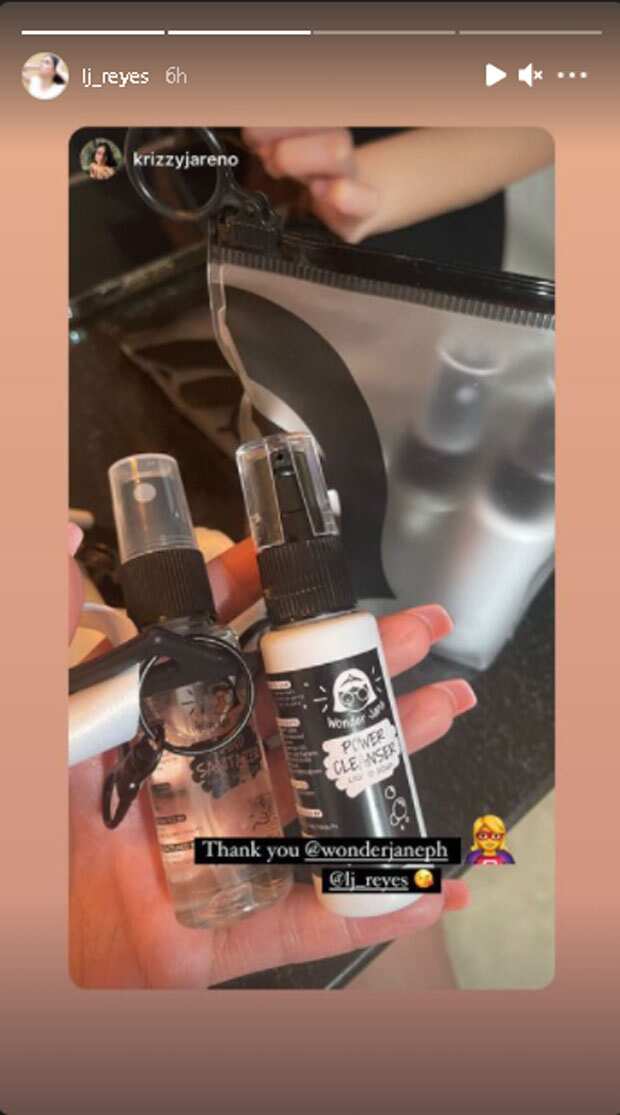 LJ Reyes busy sa pagpromote ng kanyang cosmetic line sa gitna ng pagsasalita ni Paolo Contis