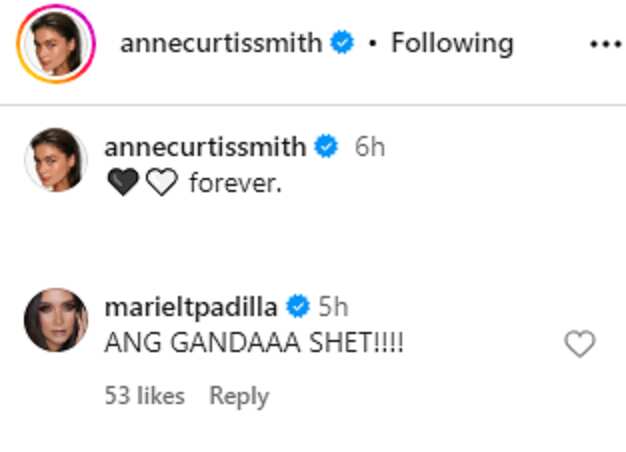 Mariel Padilla, gandang-ganda kay Anne Curtis sa kanyang bagong post ...