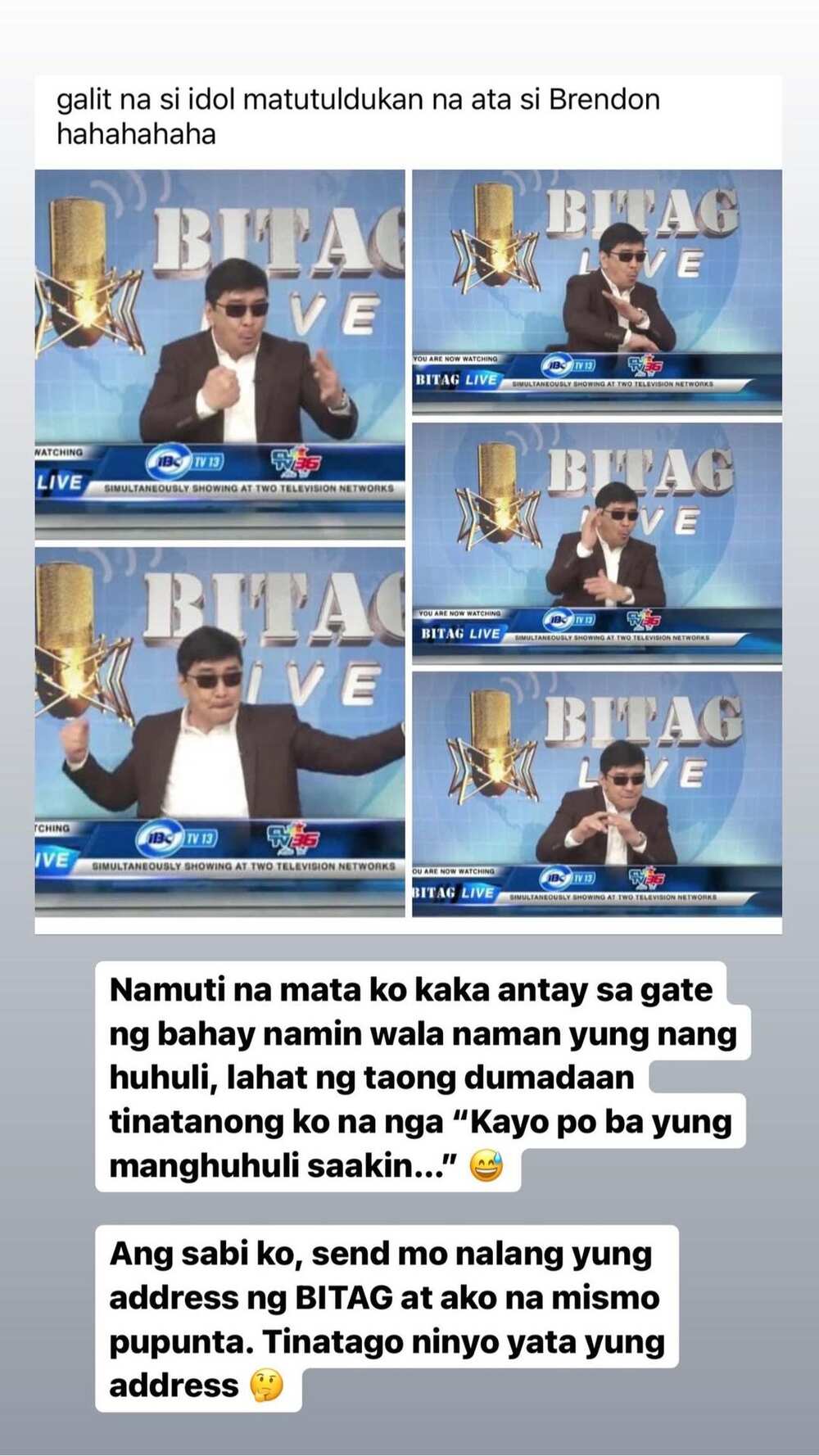 Rendon Labador, sumagot kay Ben Tulfo: "Send mo na lang address ng Bitag" Rendon Labador, sumagot kay Ben Tulfo: "Send mo na lang address ng Bitag"