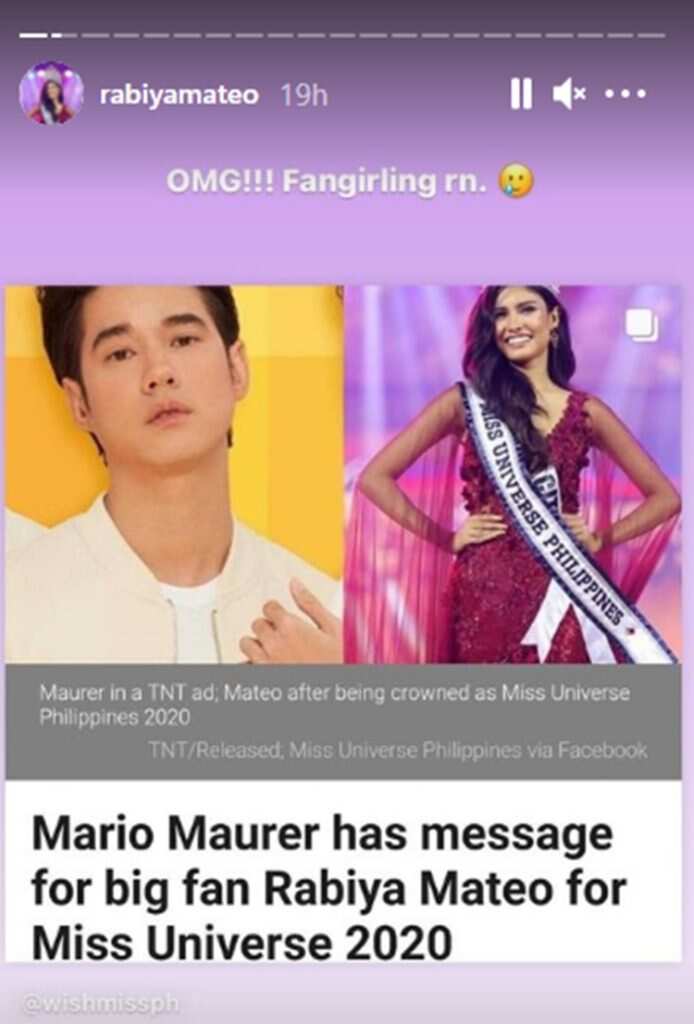 Rabiya Mateo, sinalungat ang sinabi ni Kim Atienza na hindi siya fan ni Mario Maurer