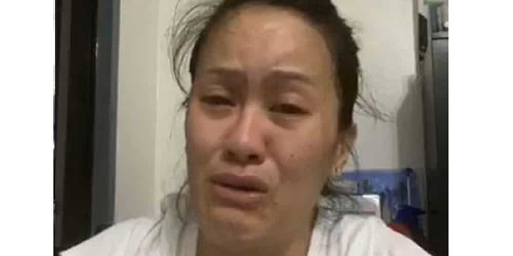 Gladys Guevarra cries after her fiancé allegedly left her & stole some of her money