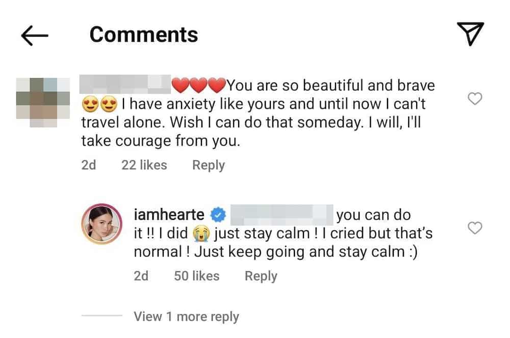 Heart Evangelista comforts netizen who has anxiety and cannot travel alone