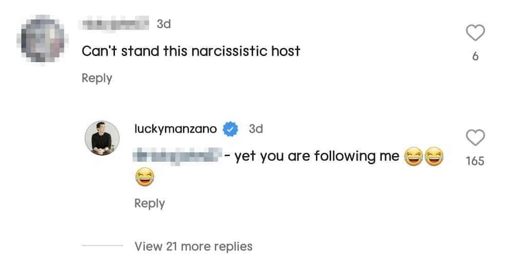 Luis Manzano sa nagsabing 'narcissistic' siya: "Yet you are following me"