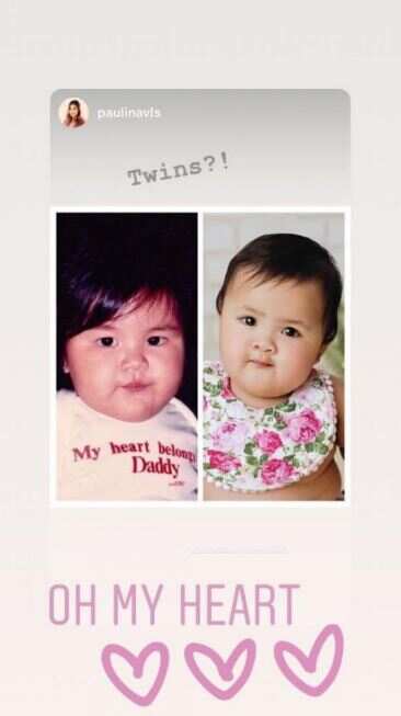 Baby Tali looks like the twin sister of her sibling Paulina Sotto
