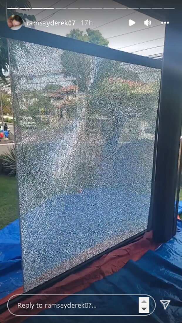 Ellen Adarna, nawindang sa nangyari sa glass wall ng bahay nila ni Derek: “Something funky happened here”