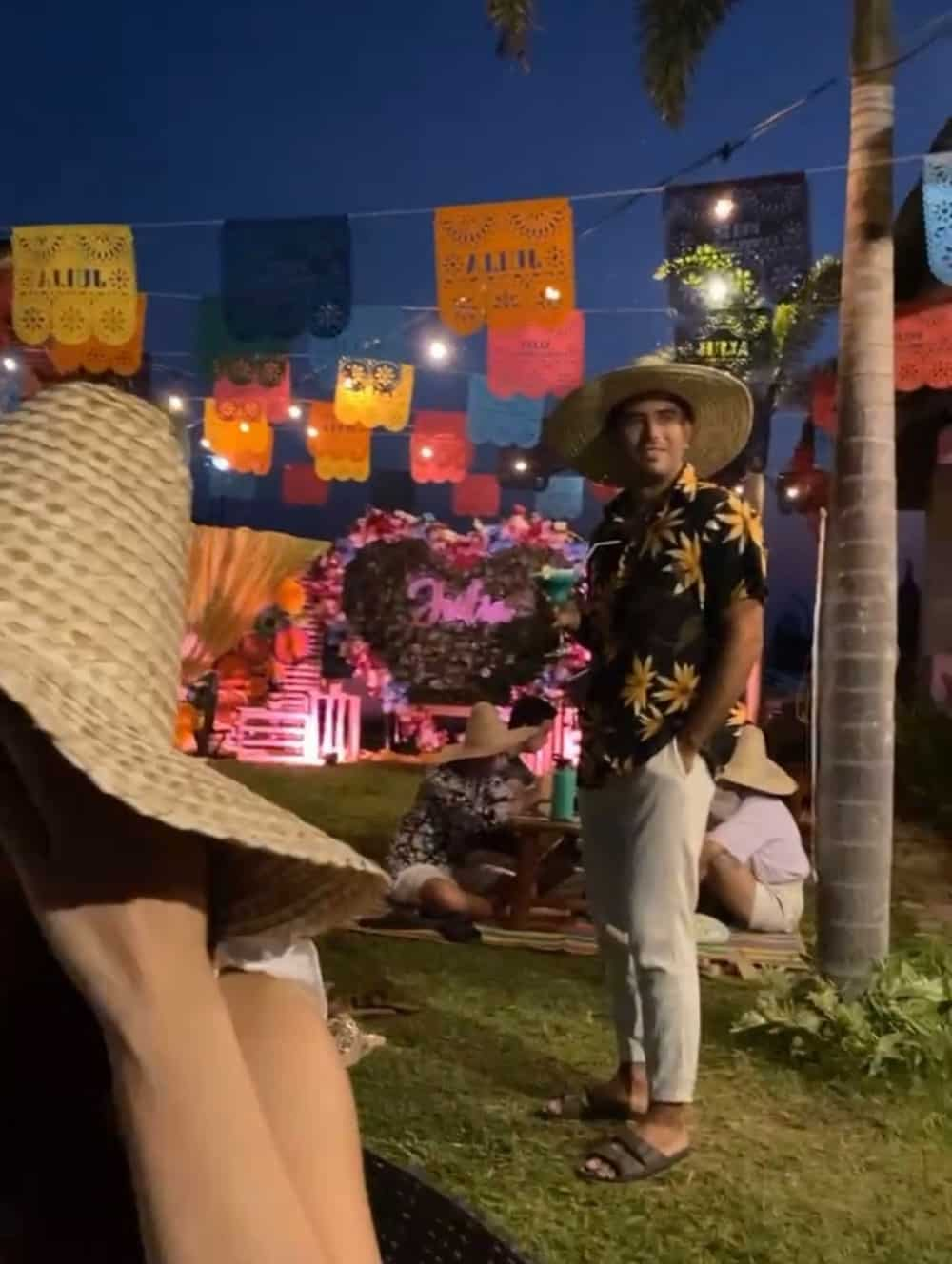 Gerald Anderson caught chillin' at Julia Barretto's birthday party