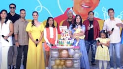 Mga anak ni Vic Sotto, spotted sa birthday tribute sa kanya ng 'Eat Bulaga'