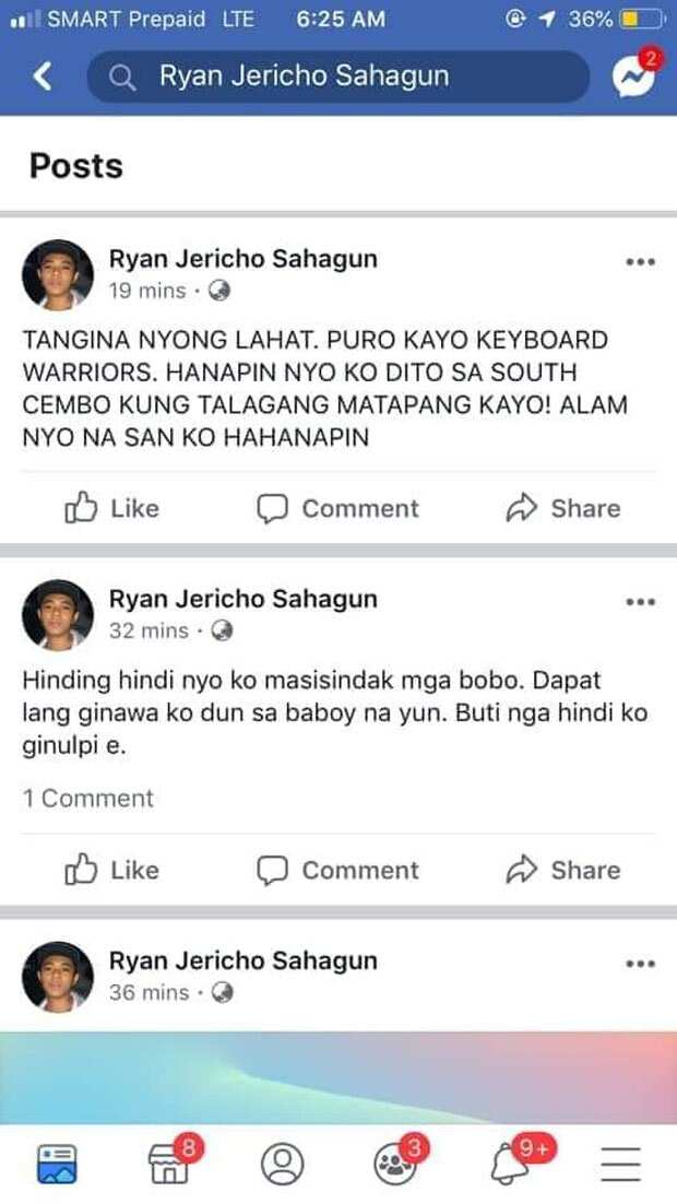 Netizens, umuusok sa galit sa yabang ng bully sa viral video ng pambubully sa Pitogo High School