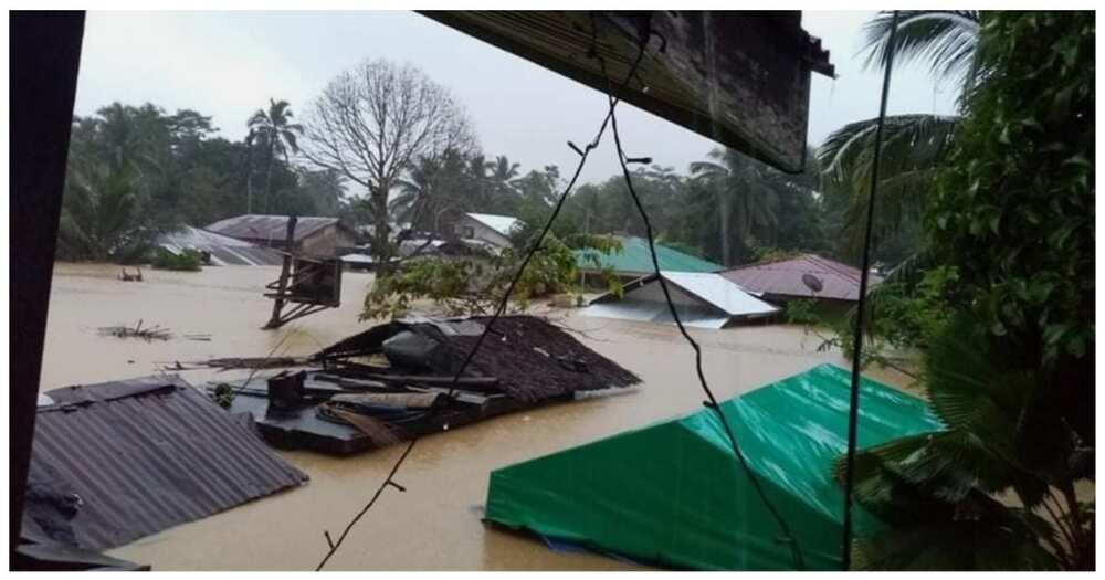 Bagyong Vicky, nagdulot ng baha na hanggang bubong ng mga bahay sa Agusan del Sur