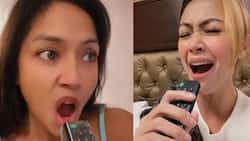 Video nina Jodi Sta. Maria at Rochelle Pangilinan na animo'y nag-showdown sa pagkanta, viral