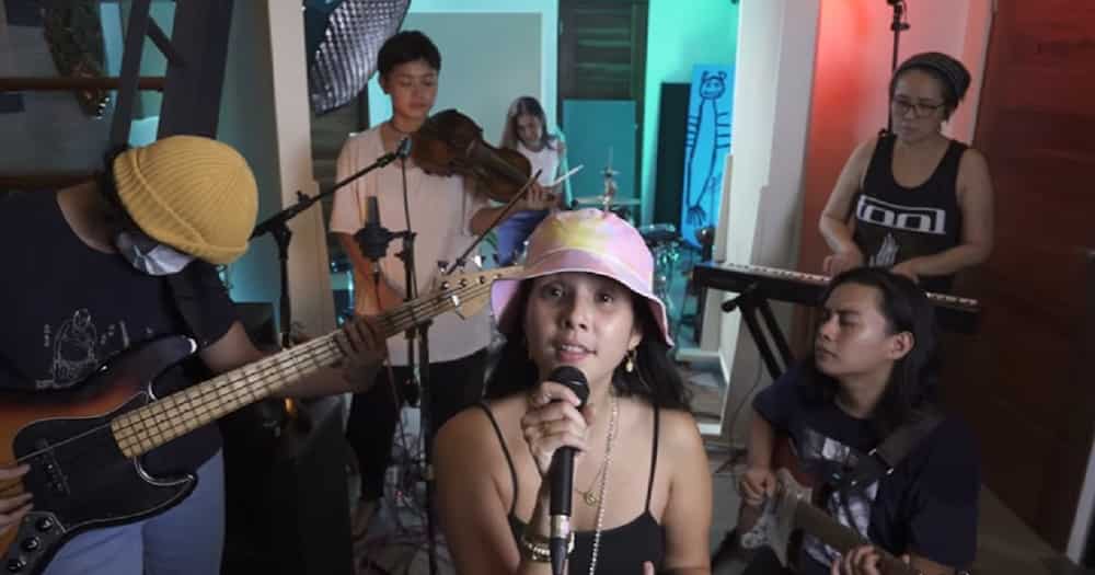 Maxene Magalona covers her late dad Francis M’s song ‘Kaleidoscope World’ (Screenshot from YouTube channel of Maxene Magalona)