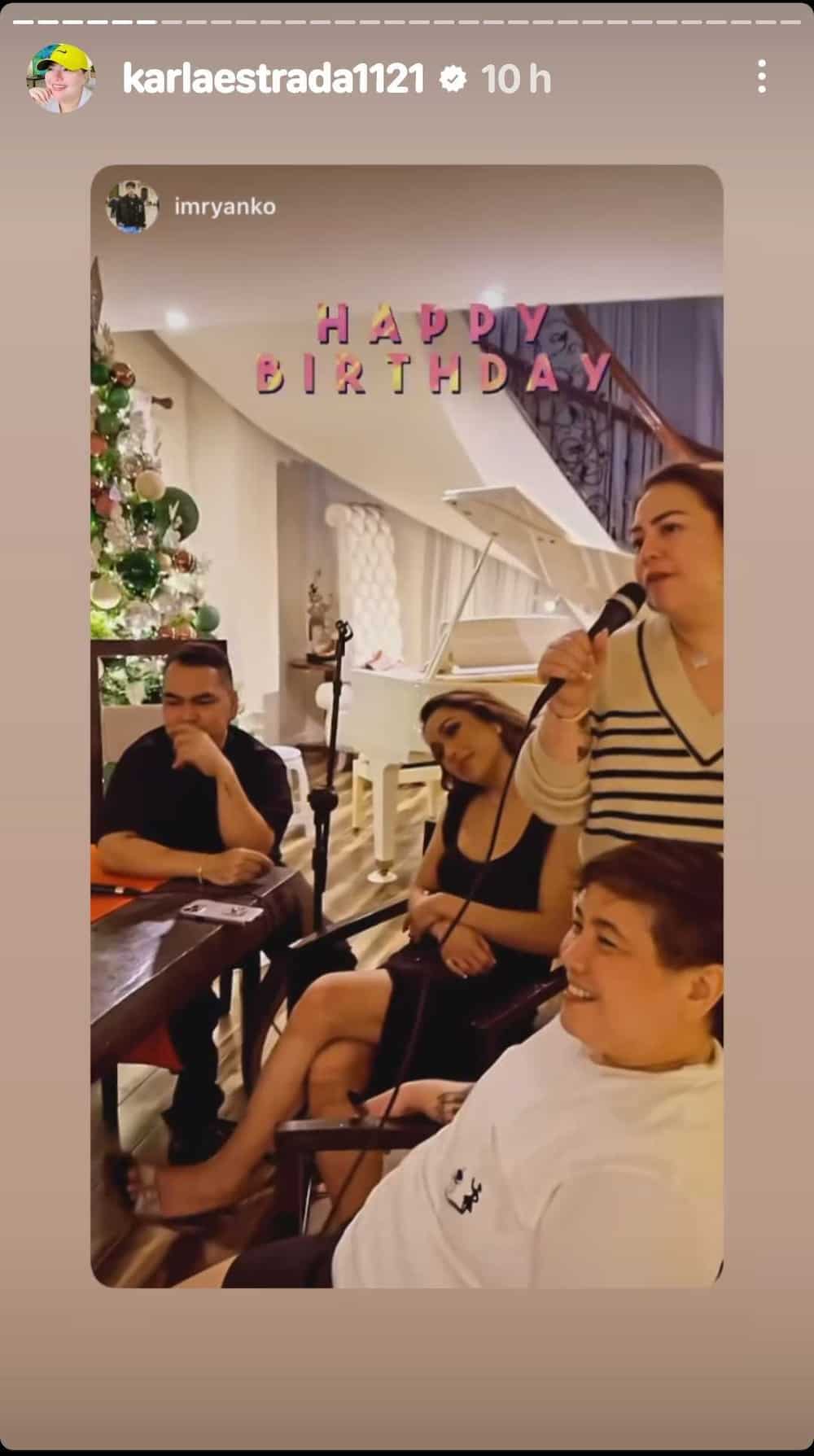Karla Estrada, ilang pasilip sa birthday celebration niya kasama ang mga mahal sa buhay, viral