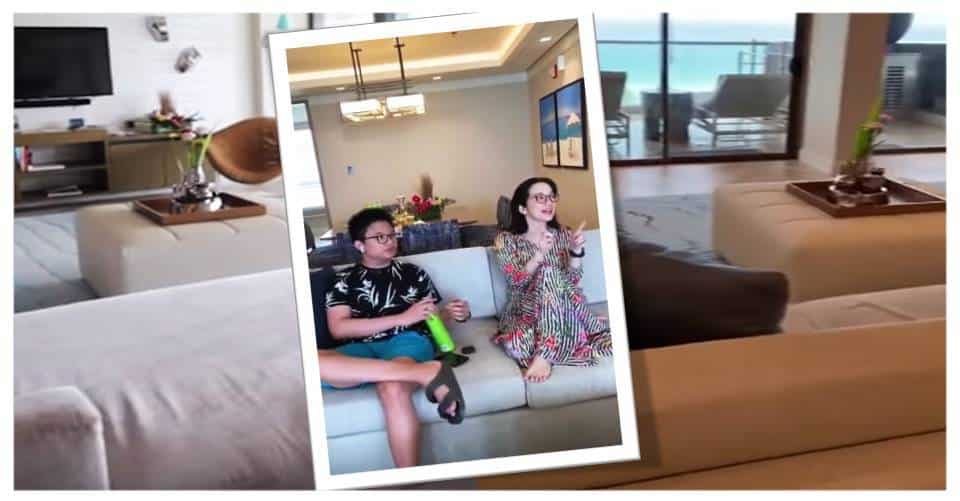 Kris Aquino, ipinasilip ang sosyaling room nila sa bagong resort na binisita