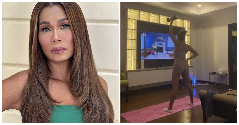 Pokwang posts workout video on social media; says "bala kayo diyan"