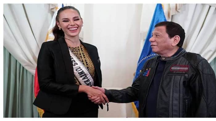 Catriona Gray, bet daw ni Pangulong Duterte na maging 'tourism envoy'