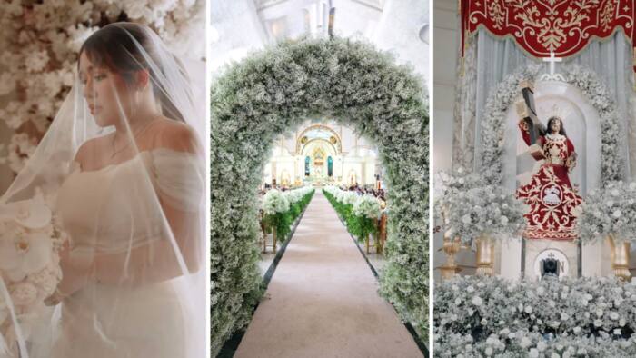 Event stylist of Angeline Quinto’s Quiapo Church wedding shares video from the flower-filled venue