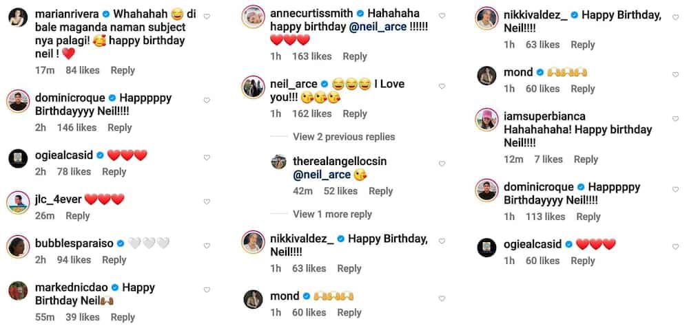 Anne Curtis at Marian Rivera, natawa sa birthday greeting ni Angel Locsin kay Neil Arce