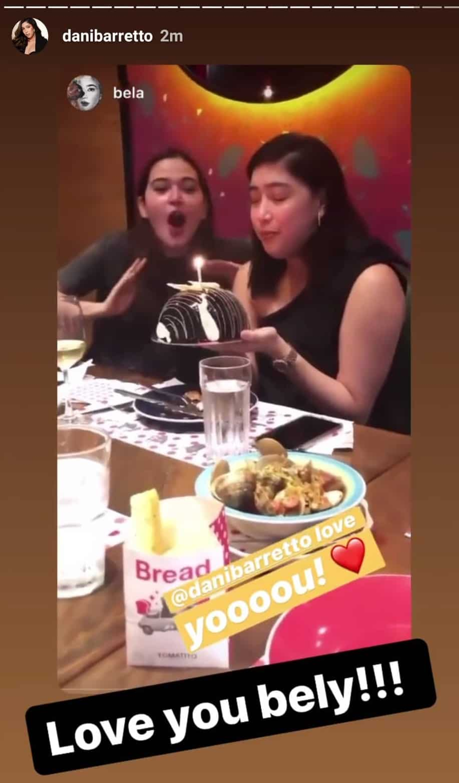 Dani Barretto celebrates 26th birthday with Bela Padilla and friends