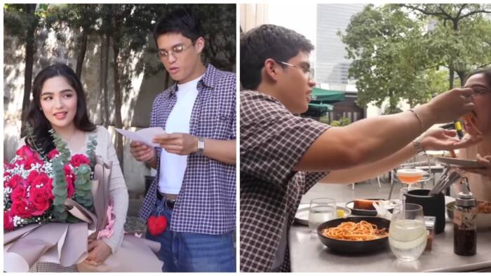 Andrea Brillantes & Kyle Echarri delight netizens with “Jowa for a day” challenge