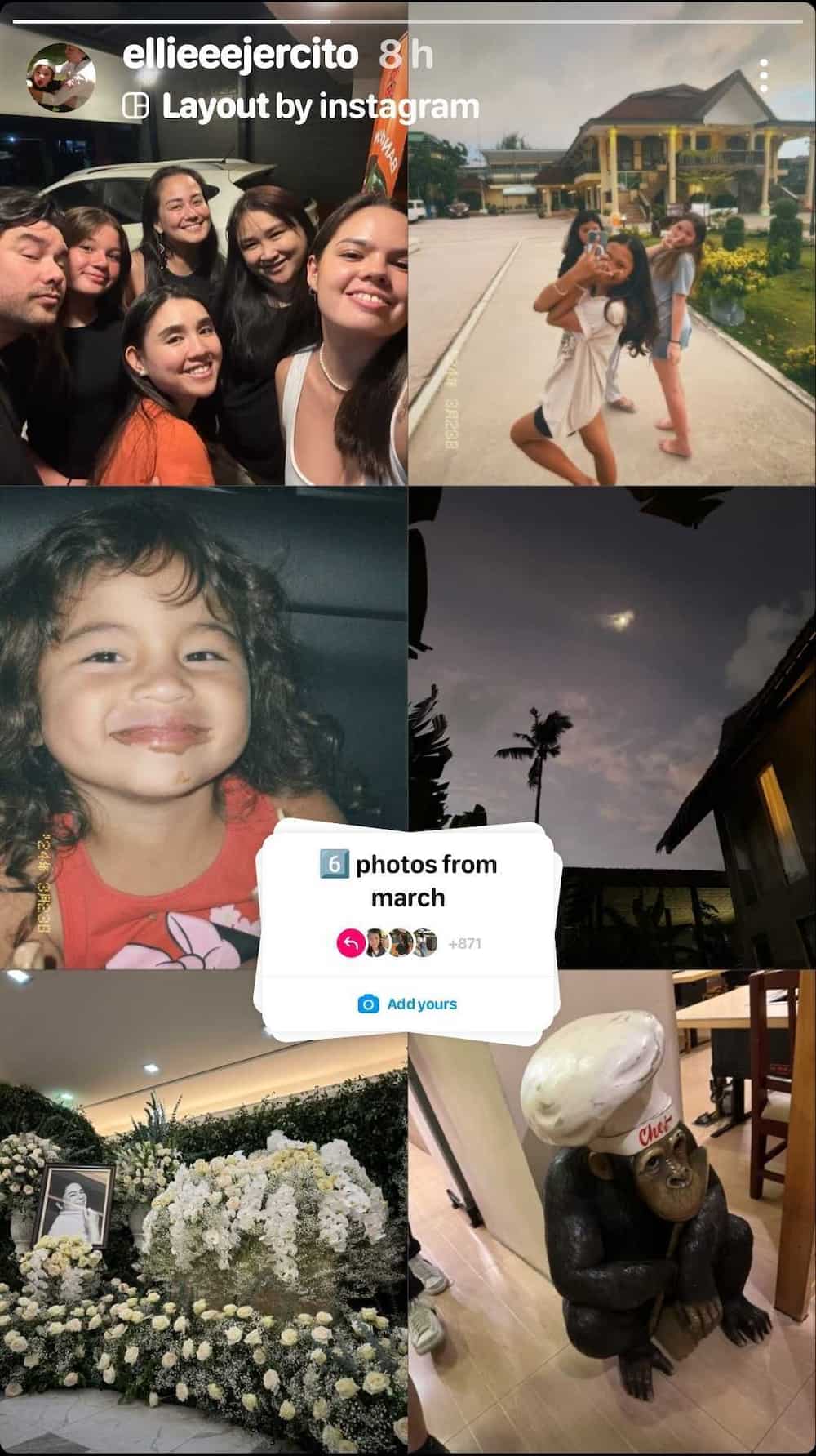 Andi Eigenmann’s daughter Ellie Ejercito recaps March by posing heartwarming collage