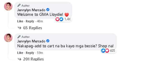 Jennylyn Mercado happily welcomes John Lloyd Cruz to GMA