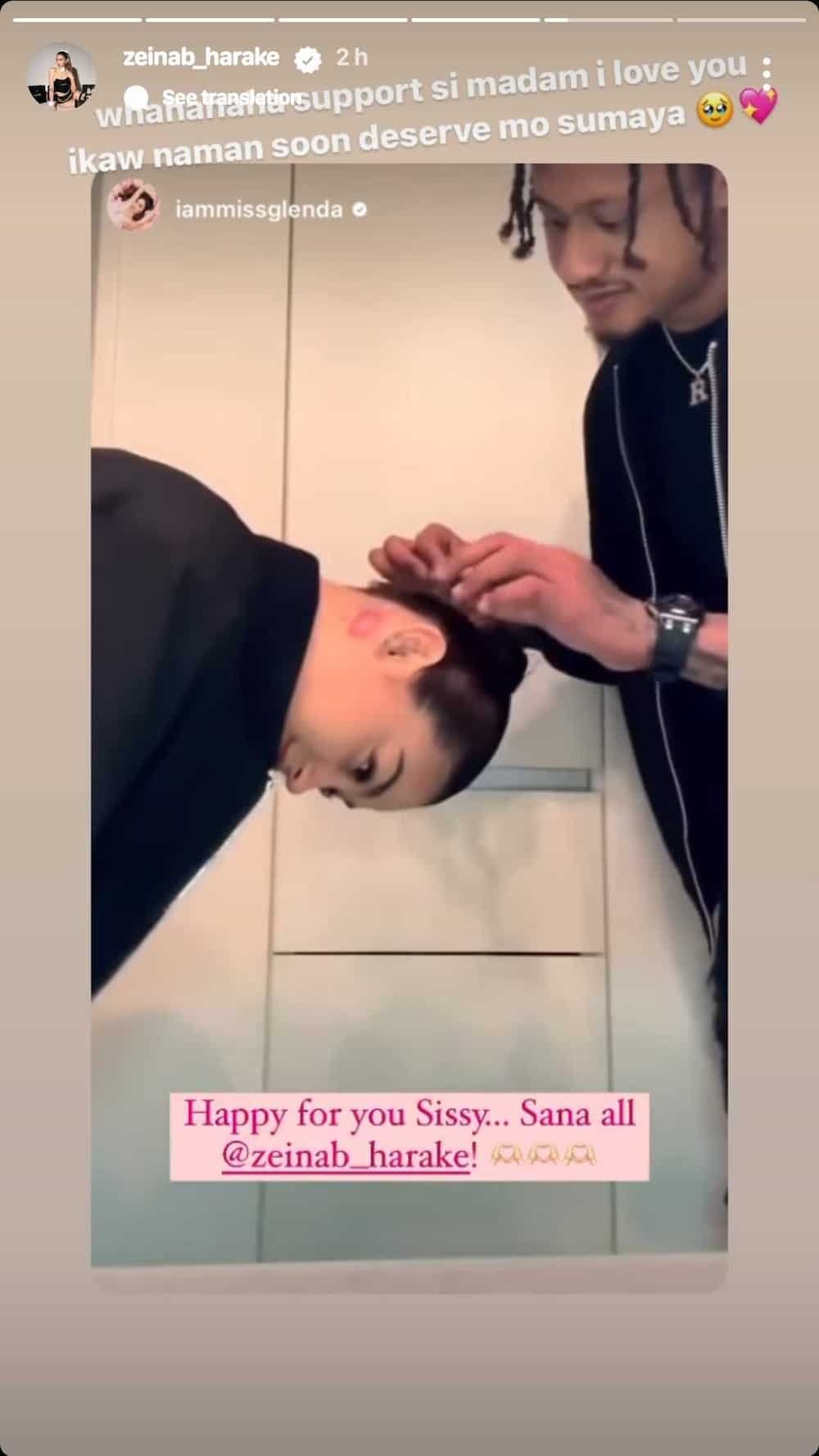 Zeinab Harake, may sweet message kay Miss Glenda na nagpakita ng supporta sa kanila ni Bobby Ray Parks Jr. Zeinab Harake, may sweet message kay Miss Glenda na nagpakita ng supporta sa kanila ni Bobby Ray Parks Jr.
